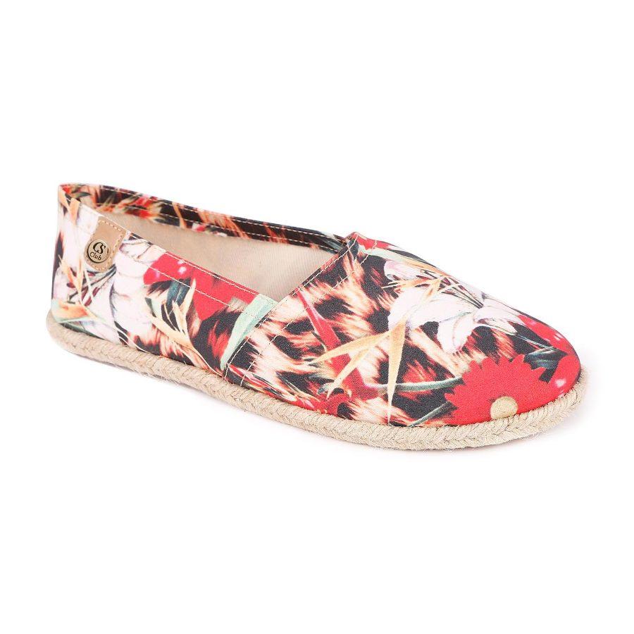 ALPARGATA CON ESTAMPADO DE FLORES