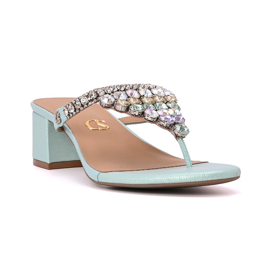 SANDALIA CON CRISTALES