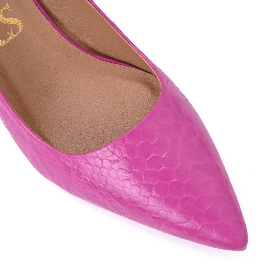 STILETTO MAGENTA TACO METALICO