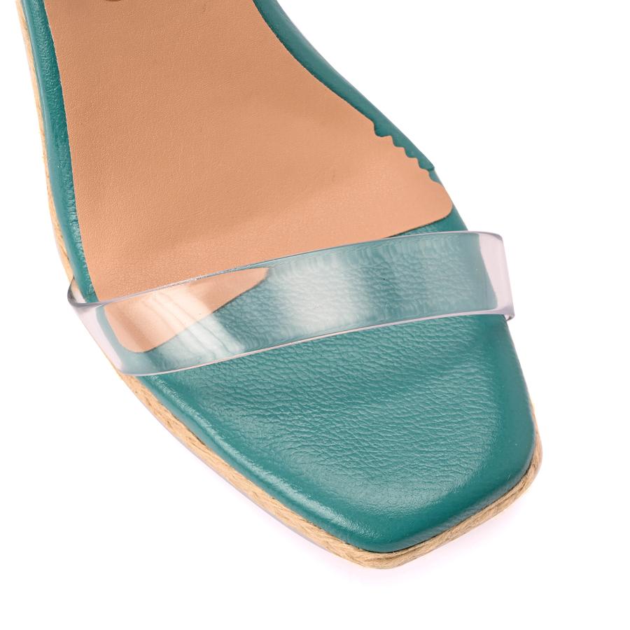 TAMANCO VERDE CON TRANSPARENCIA CARMEN STEFFENS ALTO VERANO 2023