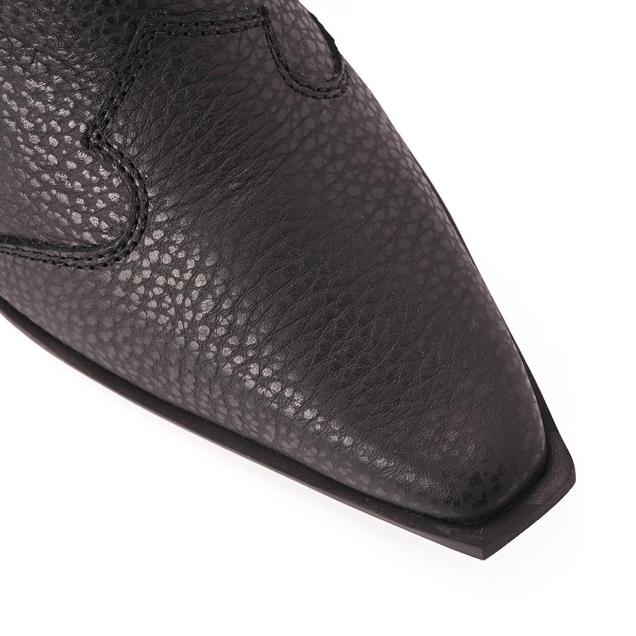 BOTA NEGRA CON BRILLO