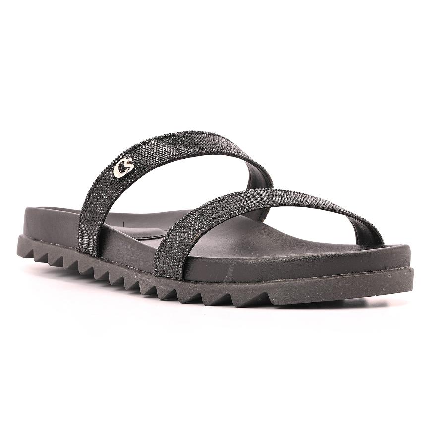 SANDALIA NEGRA CON BRILLO CS