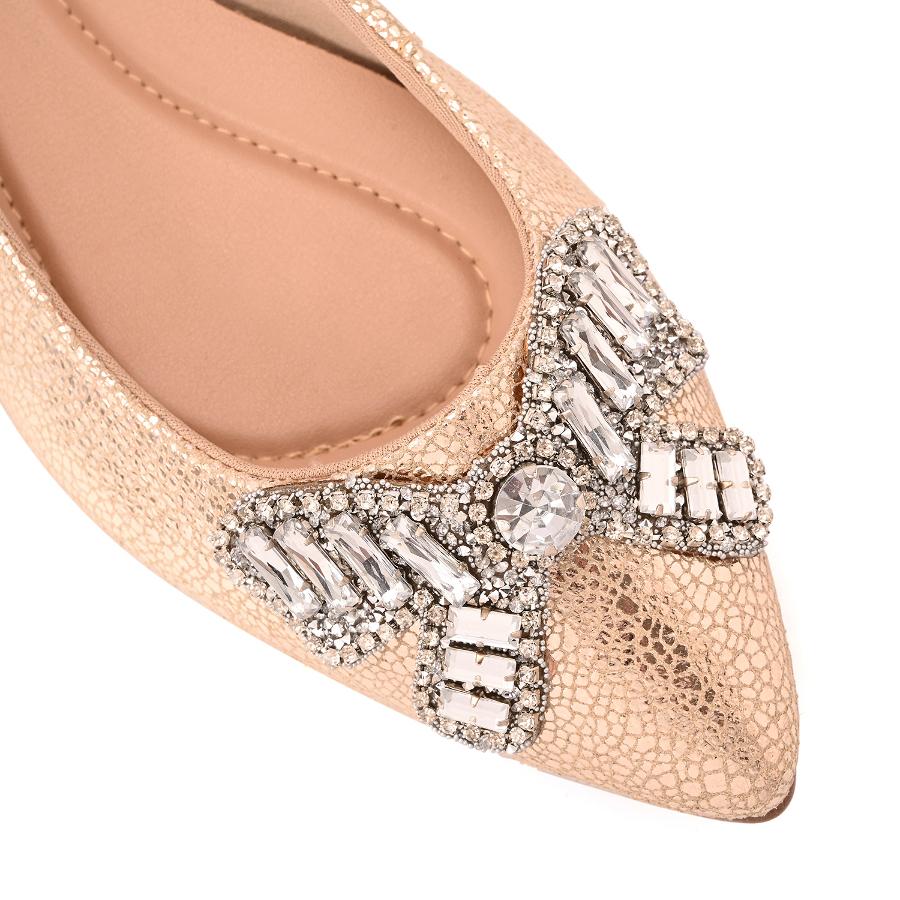 BALLERINA DORADA CON CRISTALES CS