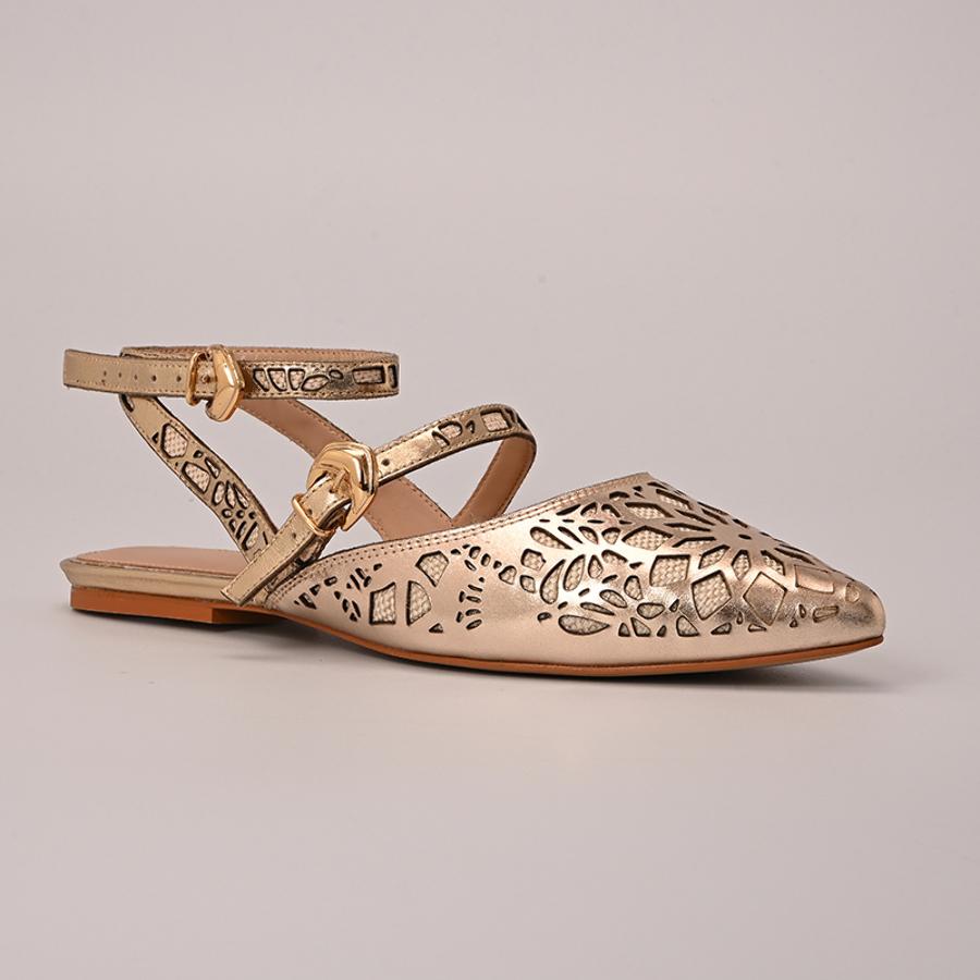 BALLERINA DORADA CON DISEÑO