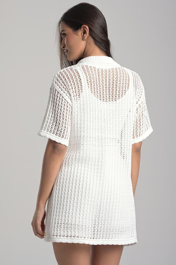 CHALECO PUNTO CROCHET