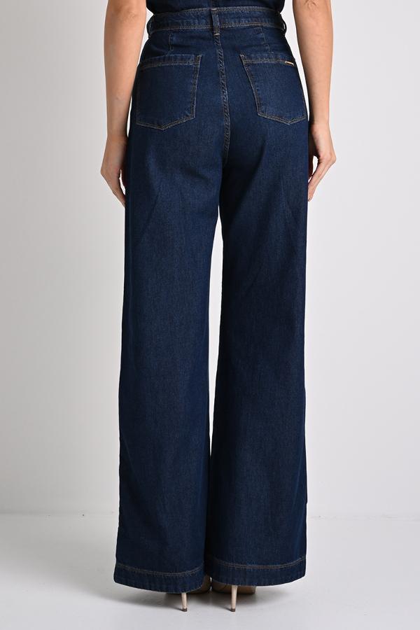 CALÇAS DENIM WIDE LEG