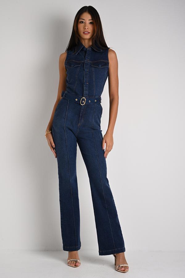 MACACÃO SLIM DENIM