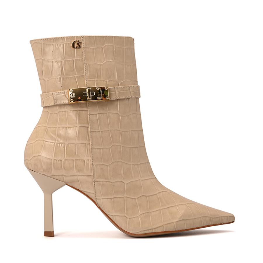 BOTA OFF WHITE TEXTURIZADA CON PULSERA