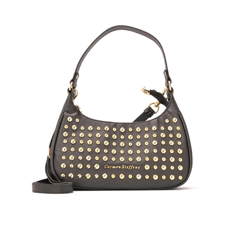 CARTERA CON TACHAS DORADAS CS