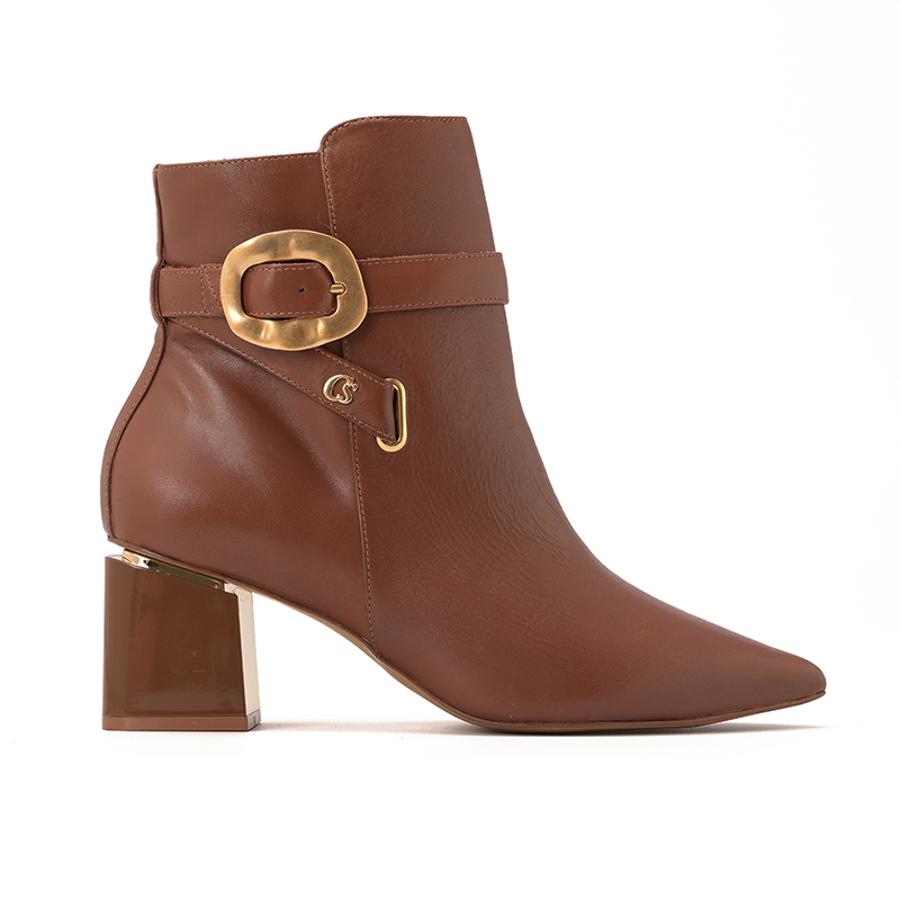 BOTA MARRON CON HEBILLA