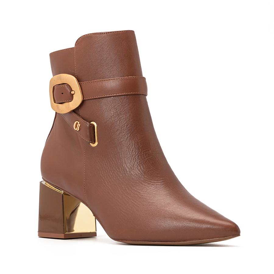 BOTA MARRON CON HEBILLA