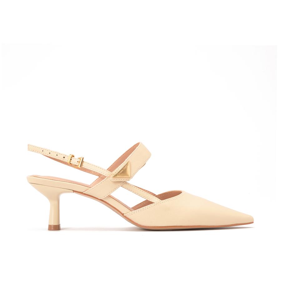 STILETTO BEIGE EN PUNTA
