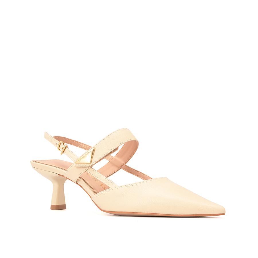 STILETTO BEIGE EN PUNTA