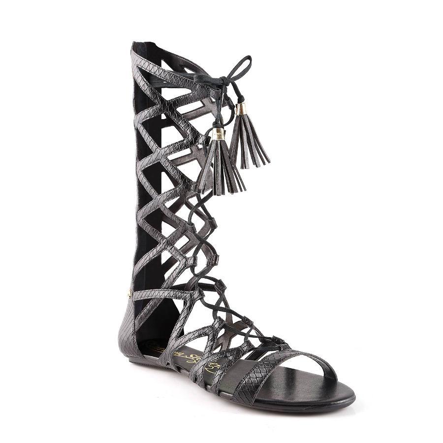 SANDALIA GLADEADOR CON CORDÓN