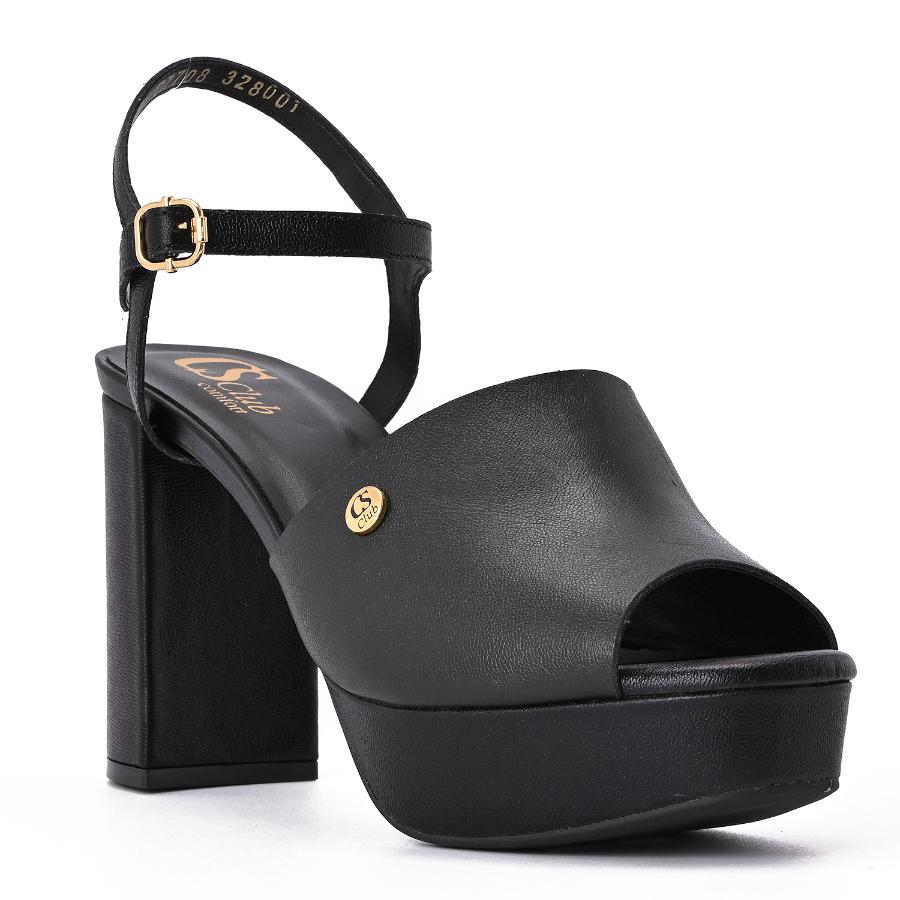 SANDALIA CON PLATAFORMA Y TIRA REMOVIBLE