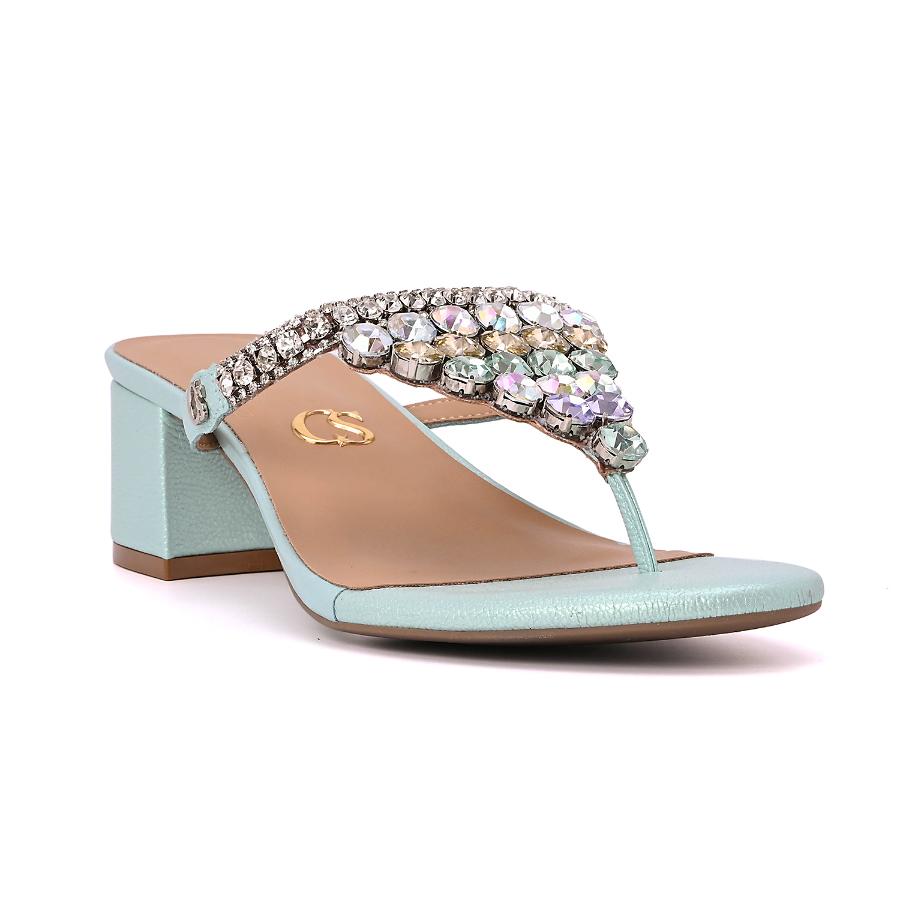 SANDALIA CON CRISTALES