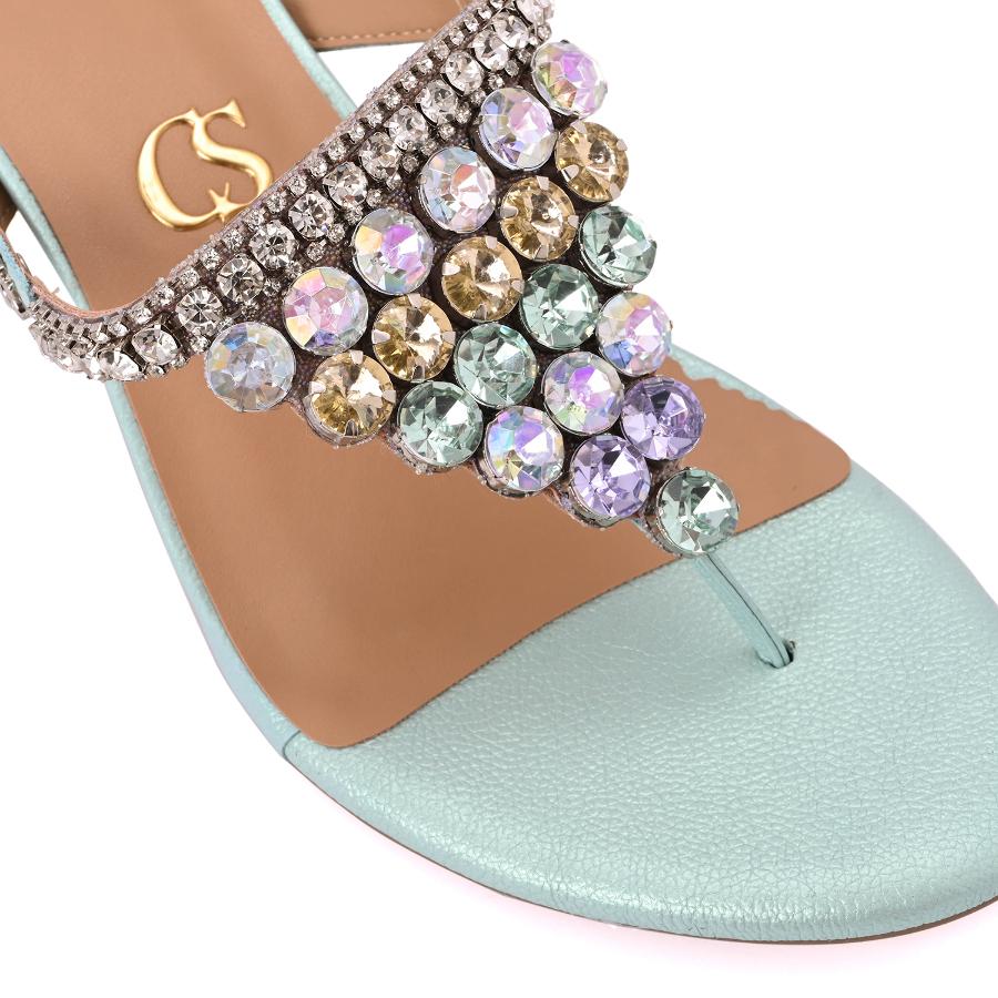 SANDALIA CON CRISTALES