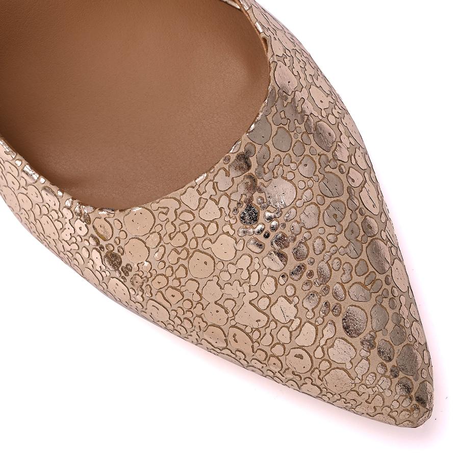 STILETTO ANIMAL PRINT DORADO