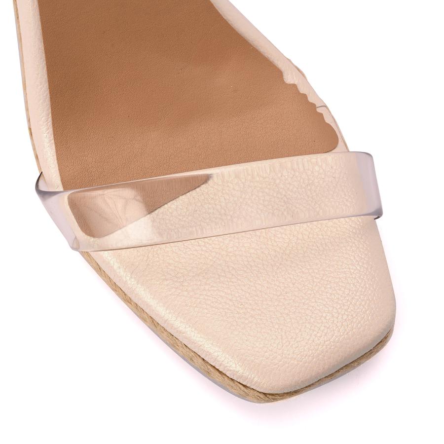 TAMANCO BLANCO CON TRASNPARENCIA CARMEN STEFFENS ALTO VERANO 2023