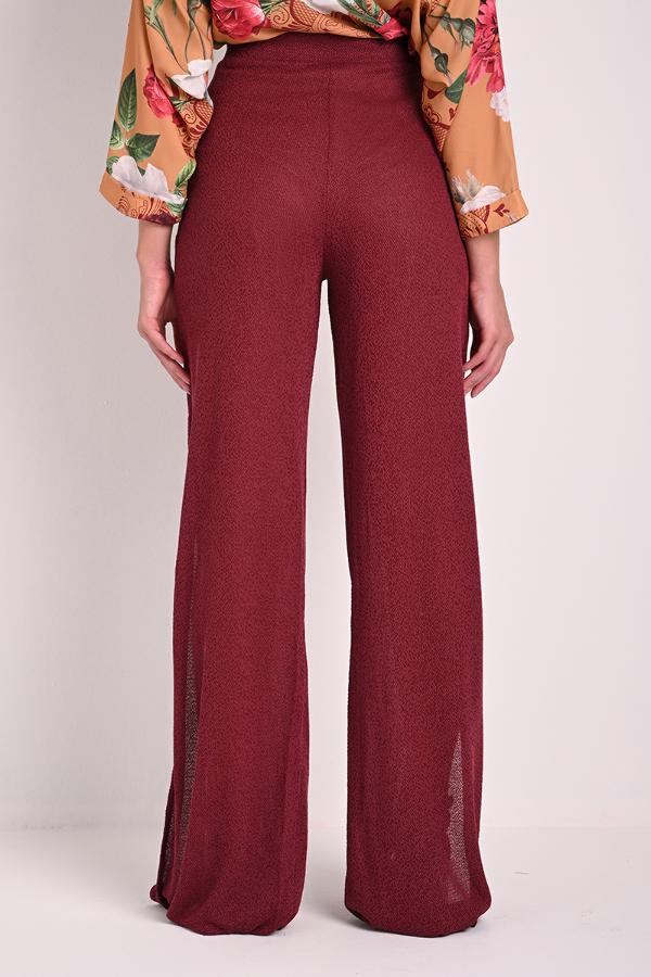 PANTALON BURDEO CON ABERTURAS