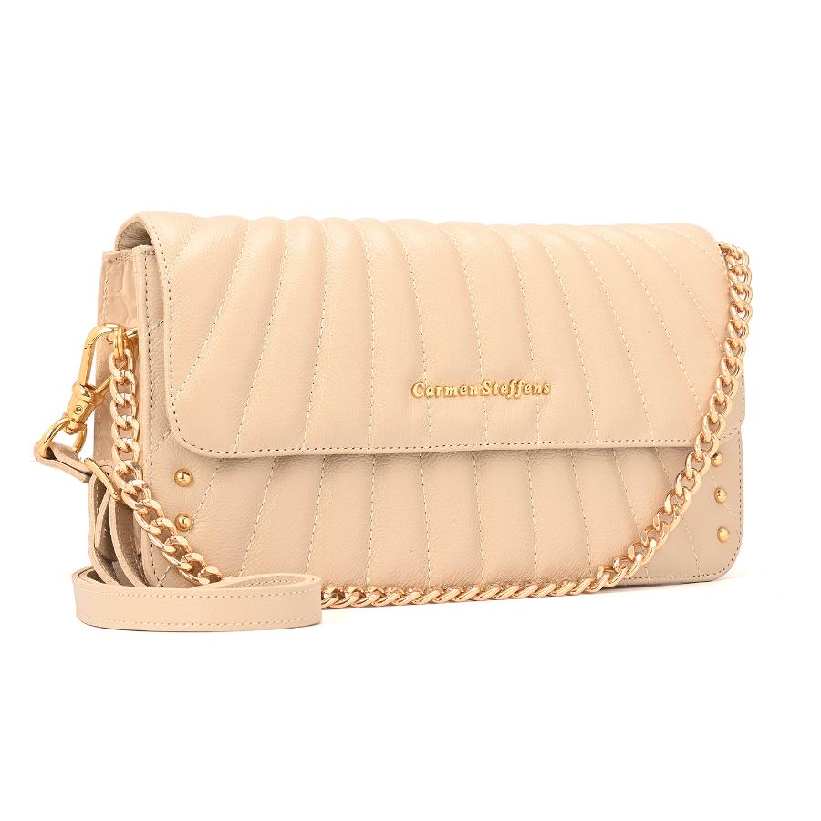 CARTERA BANDOLERA BEIGE CS