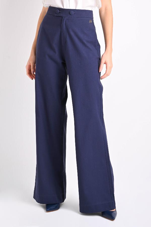 PANTALON AZUL WIDE LEG