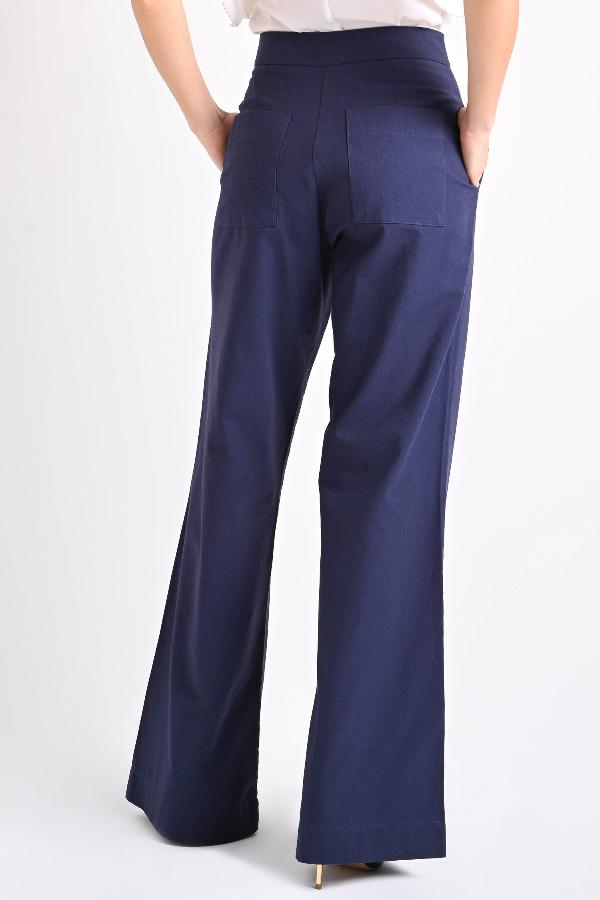 PANTALON AZUL WIDE LEG