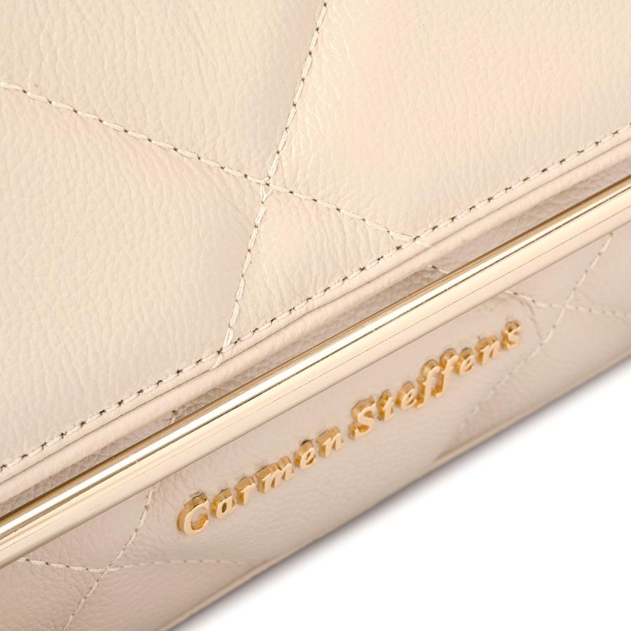 CARTERA OFF WHITE CON CADENAS