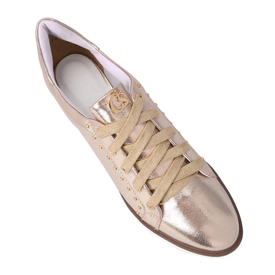 ZAPATILLA DORADA CON TERRAPLEN