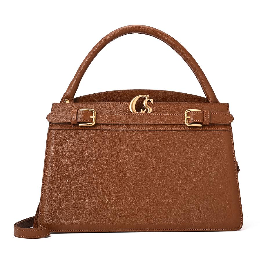 CARTERA CON HEBILLA CS  CAFÉ