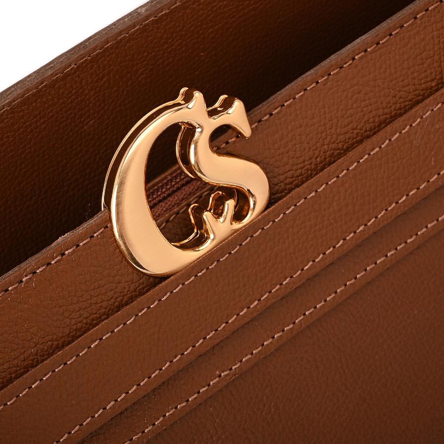 CARTERA CON HEBILLA CS  CAFÉ