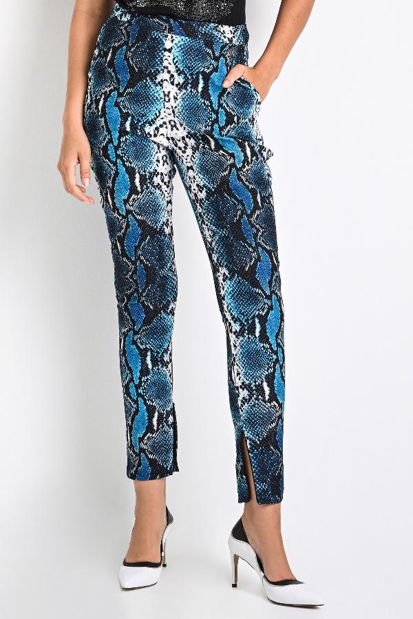 PANTALON PRINT AZUL