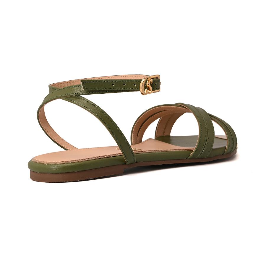 SANDALIA FLAT VERDE