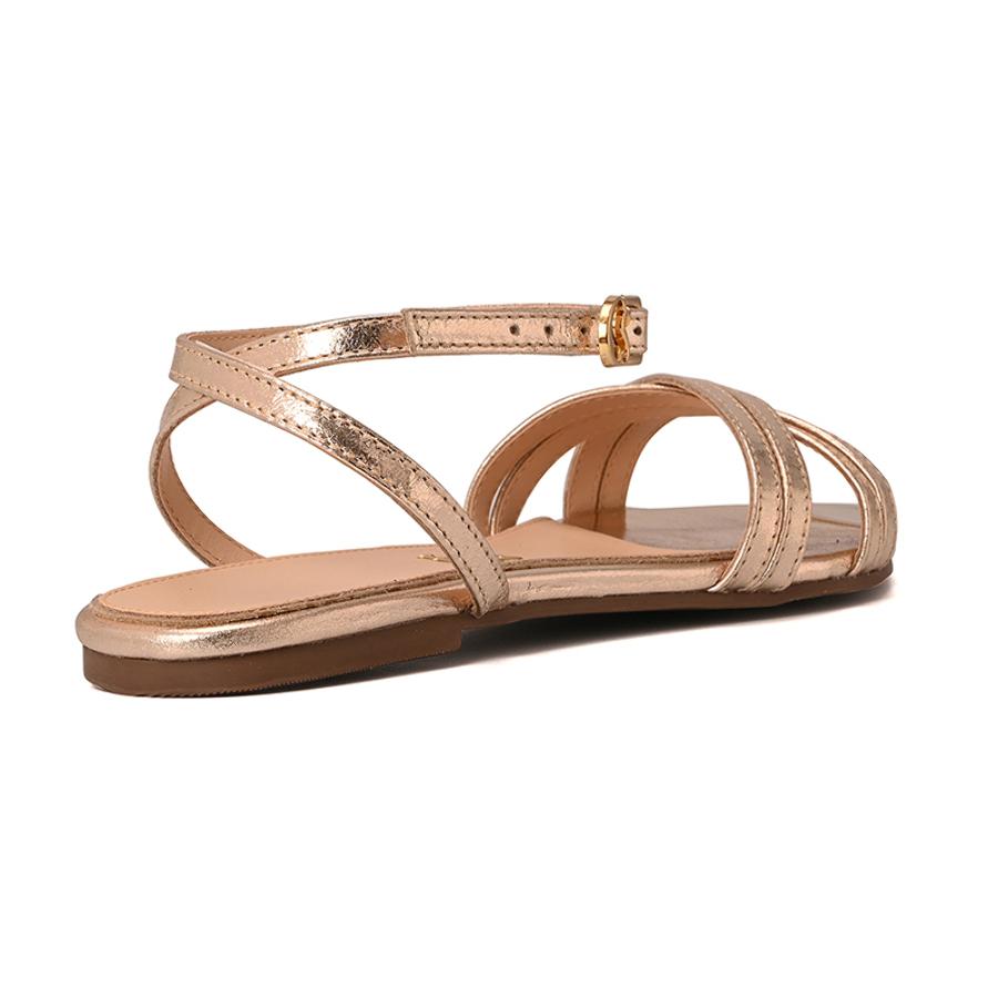 SANDALIA FLAT DORADA