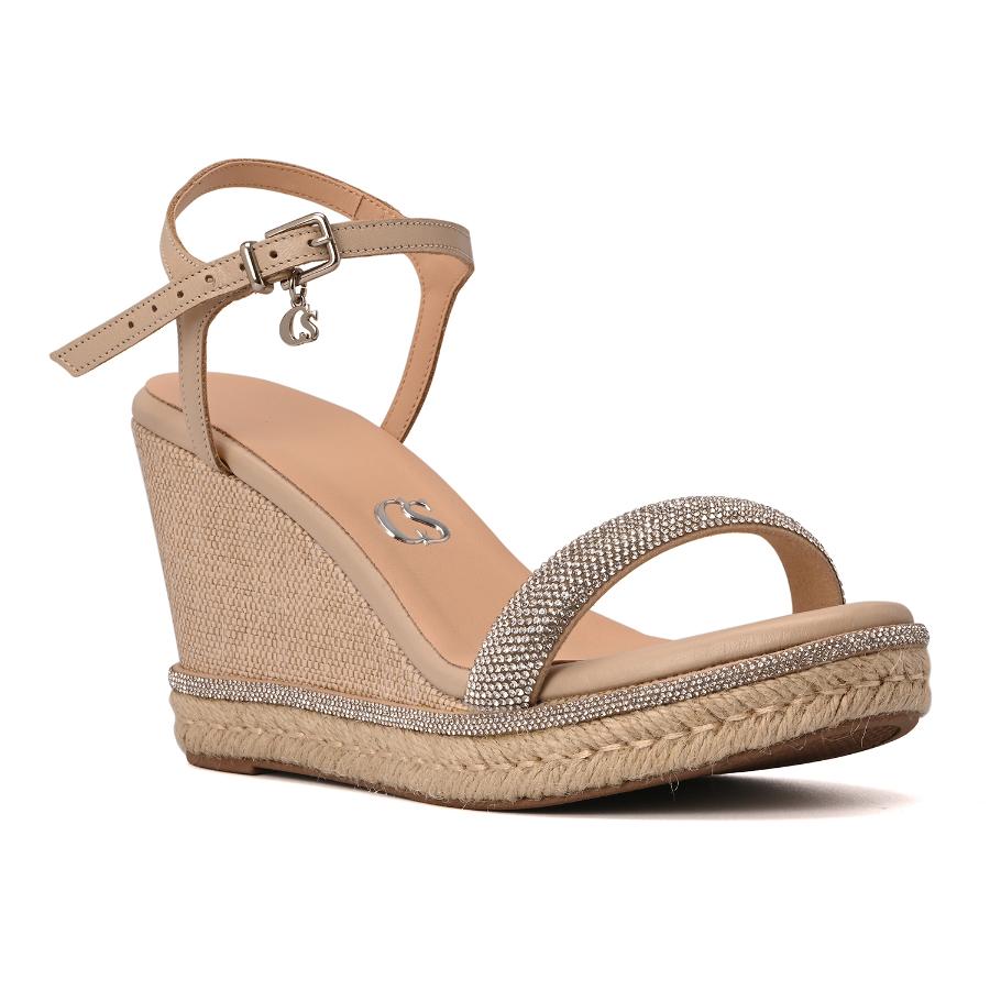 SANDALIA OFF WHITE CON TERRAPLEN