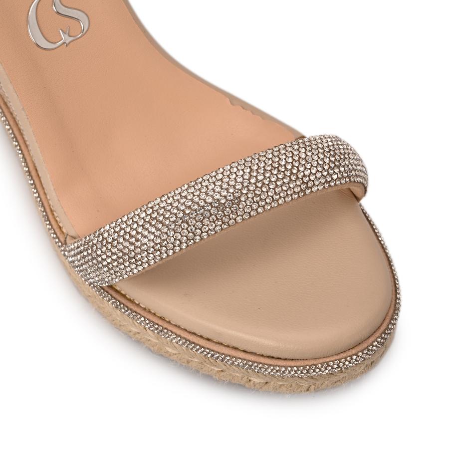 SANDALIA OFF WHITE CON TERRAPLEN