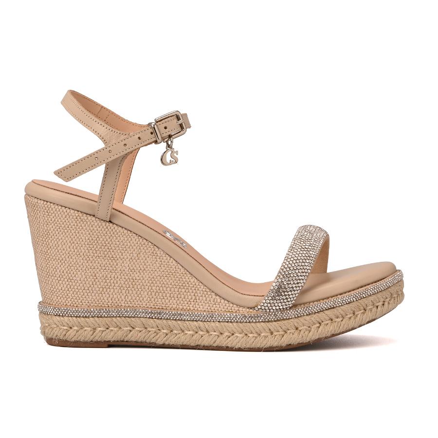 SANDALIA OFF WHITE CON TERRAPLEN