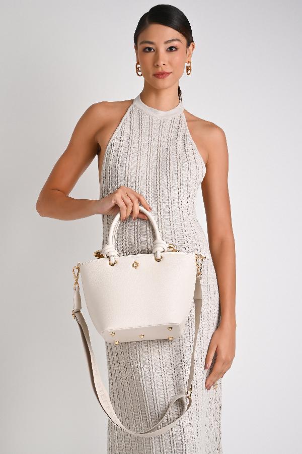 SHOPPING BAG OFF WHITE