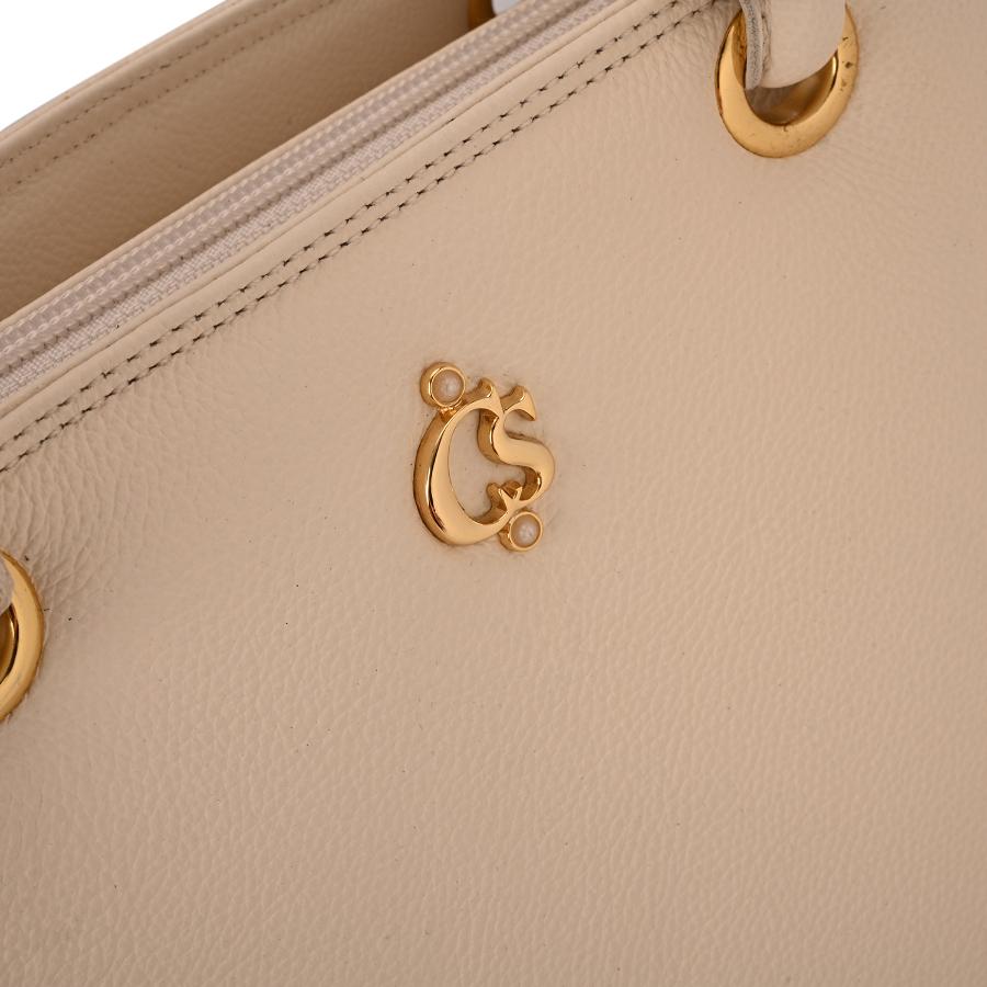 SHOPPING BAG OFF WHITE