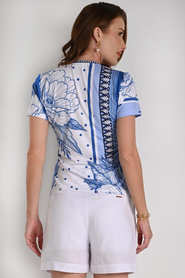 BLUSA BASICA ESTAMPADA