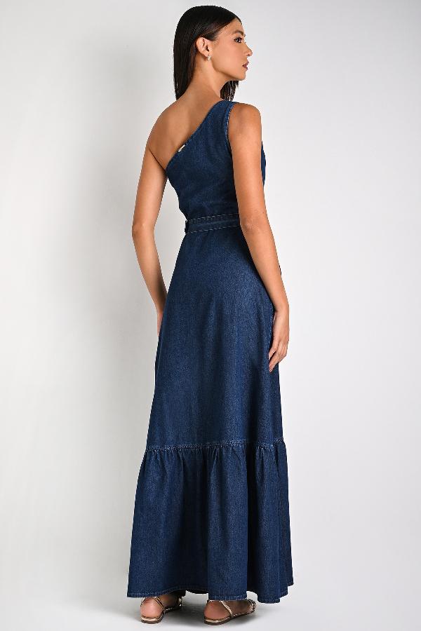 VESTIDO DE MEZCLILLA CON CINTURON