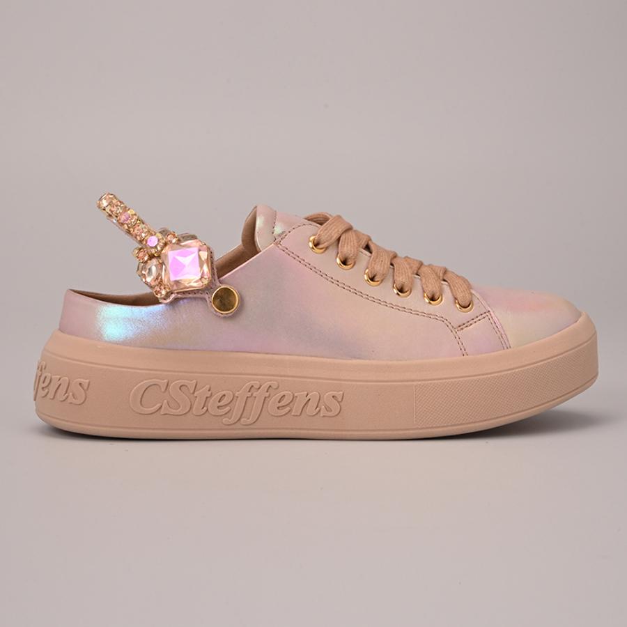 ZAPATILLA TORNASOL CON PEDRERIA