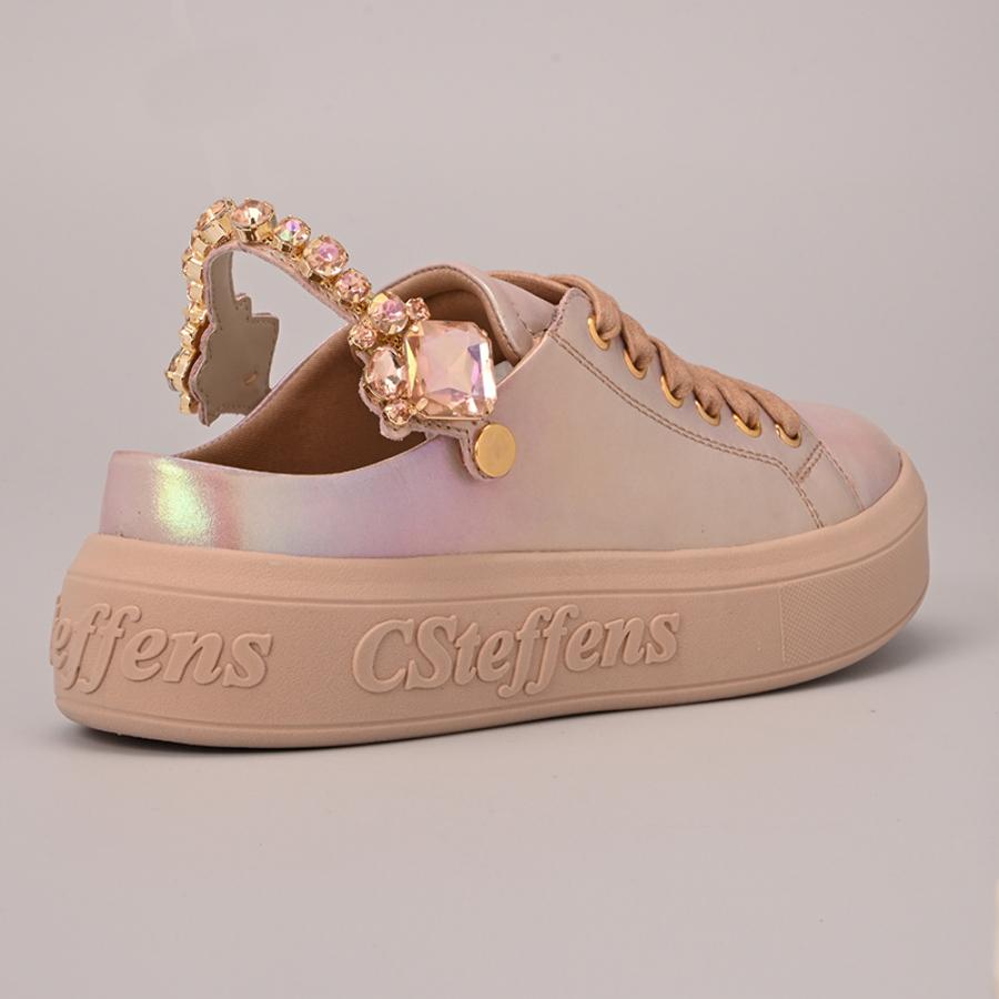 ZAPATILLA TORNASOL CON PEDRERIA