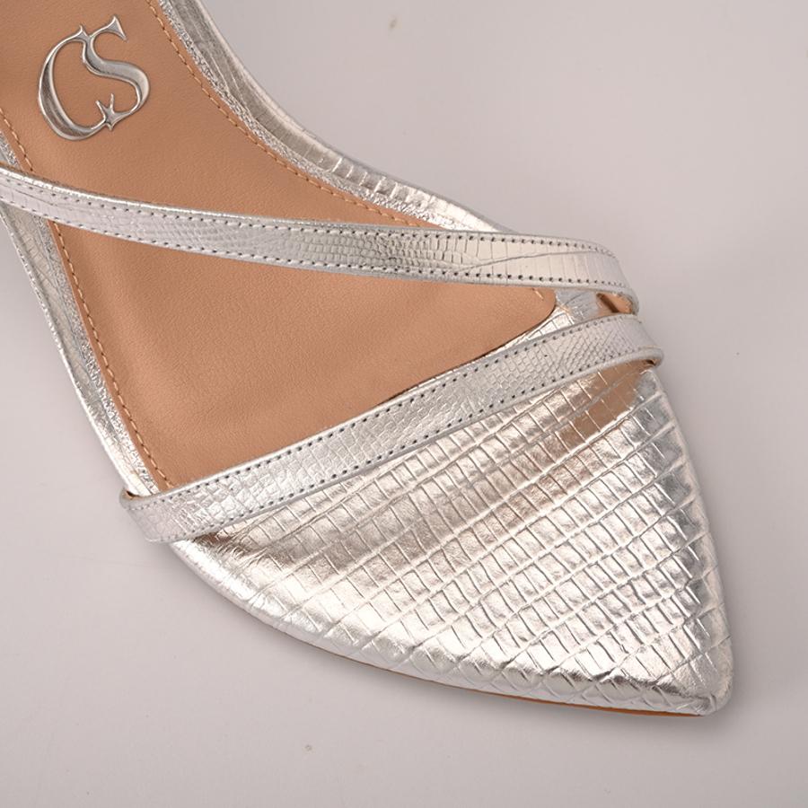 SANDALIA PLATEADA CS