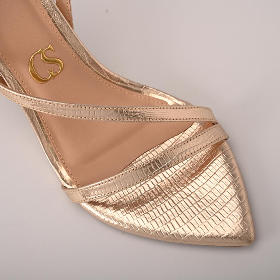 SANDALIA DORADA CS