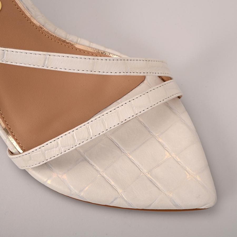 SANDALIA BLANCO TORNASOL TEXTURIZADA