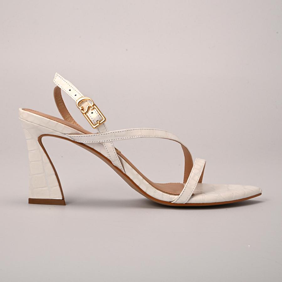 SANDALIA BLANCO TORNASOL TEXTURIZADA