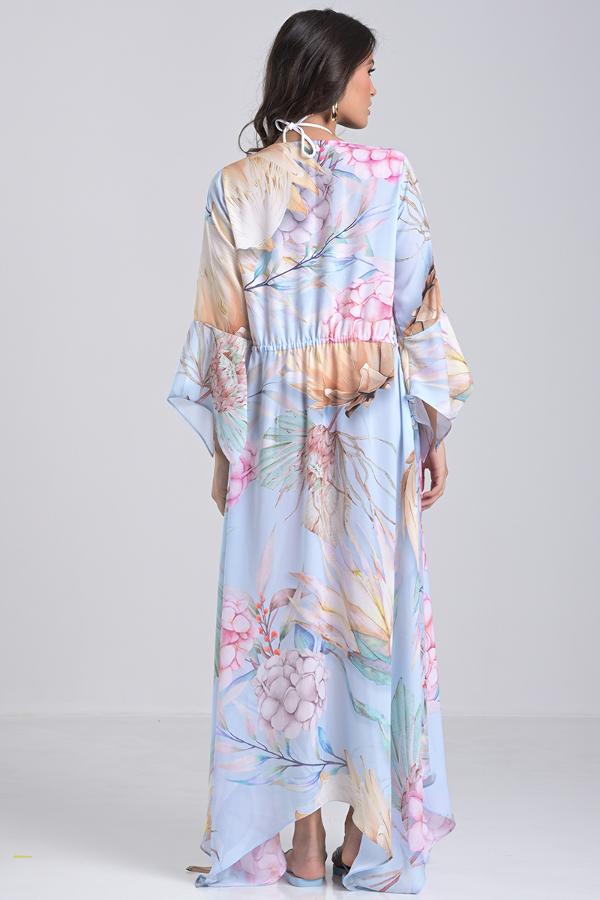 SALIDA DE PLAYA CON ESTAMPADO DE FLORES