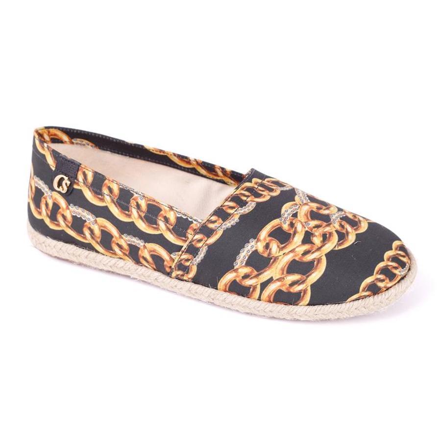 ALPARGATA CON ESTAMPADO DE CADENAS