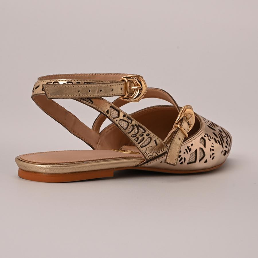 BALLERINA DORADA CON DISEÑO